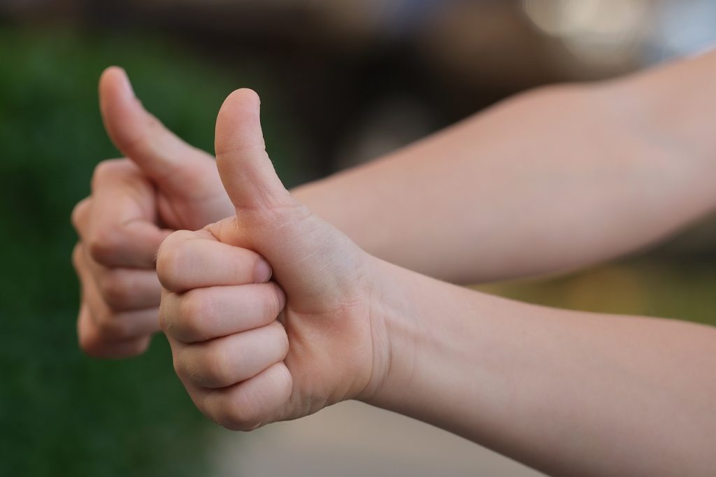 Thumbs up